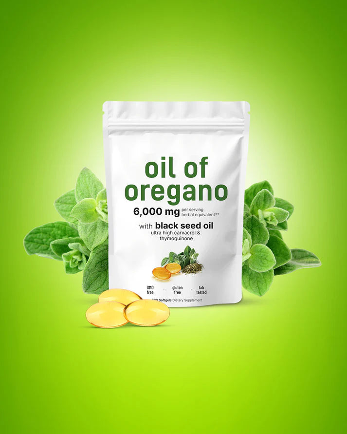 Aceite De Orégano 6000 Mg 60 capsulas