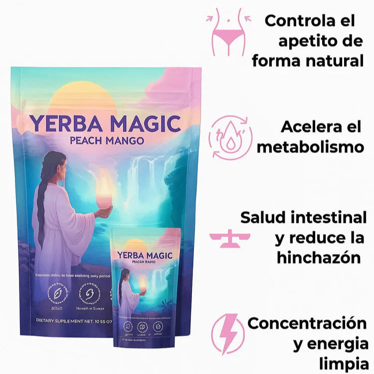 YERBA MAGIC® ADELGAZANTE DE MANGO Y MELOCOTÓN