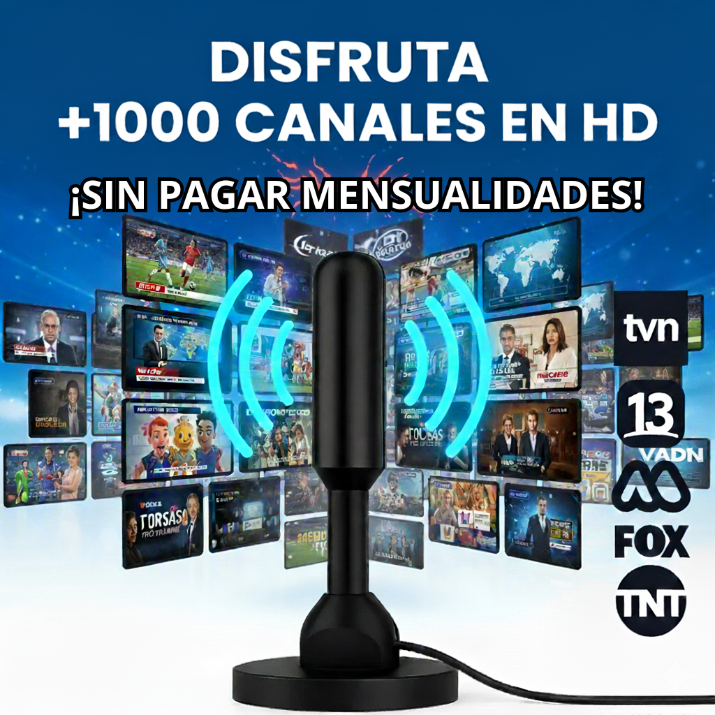 X - Antena HD Tv Digital Abierta